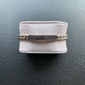 David Yurman Petite Pave Black Diamond Bracelet